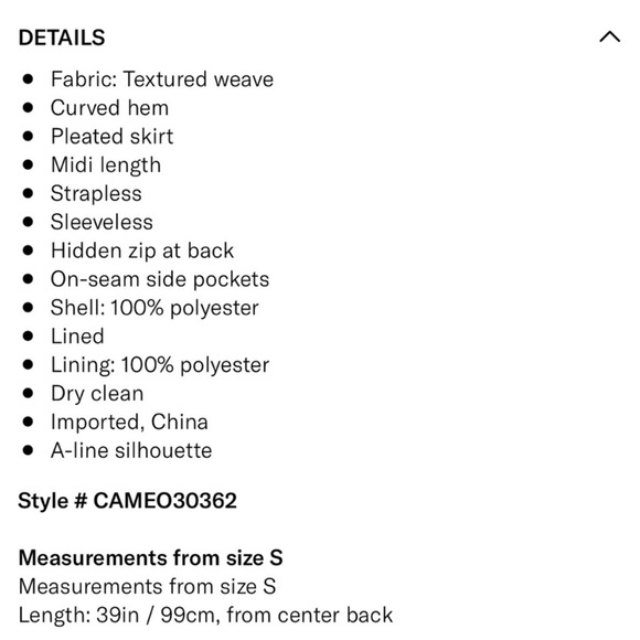 C/MEO Asymmetrical Bandeau Dress in Royal Blue - Picture 3 of 3